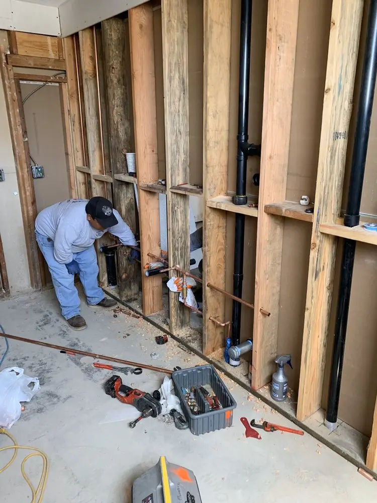 Commercial rough-in plumbing for Trenchless Sewer Repair in Lake San Marcos